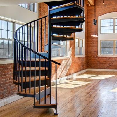 Classic Steel Spiral Staircase