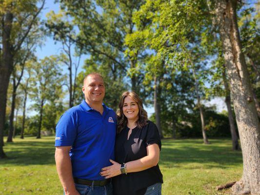 Meet our owners, Marcus and Rachel Morris.