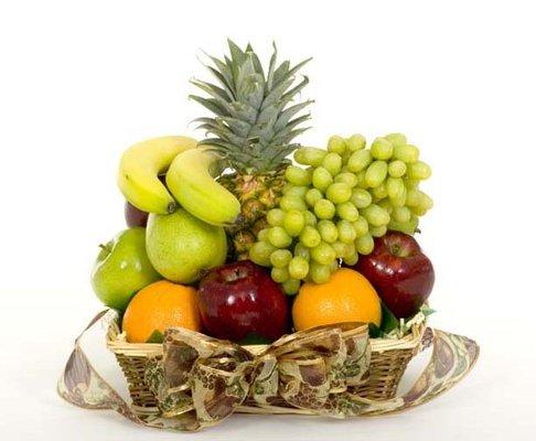 Fruit baskets always have fresh fruit put in basket right before deliver or shipping.