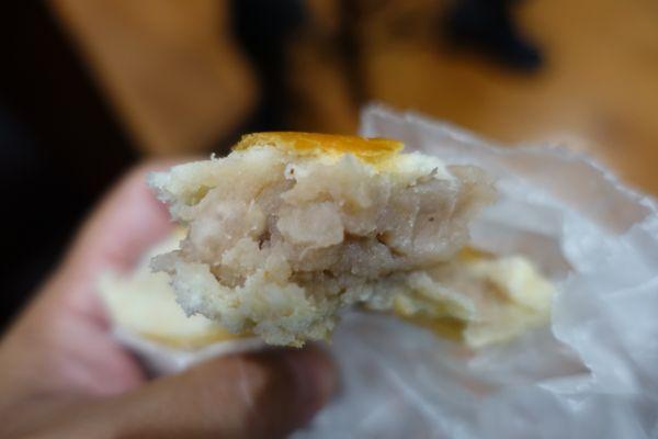 Inside of Taro Bun