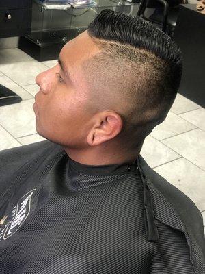 Combover fade