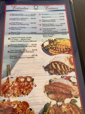 Menu current as of oct 20