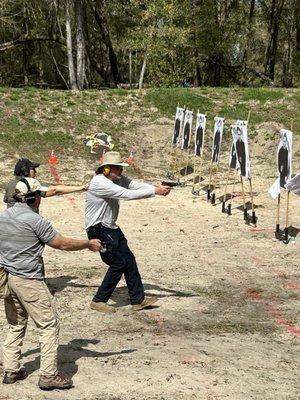 Training with National known instructor, John Murphy right here in Newberry.