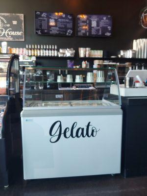 They sell lots of flavors of gelato.