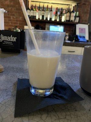 horchata drink.