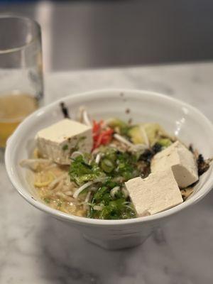 Vegetable ramen + tofu