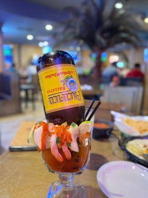 Michelada preparada!