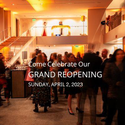 Bruce Museum Grand Reopening, Sunday, April 2, 2023