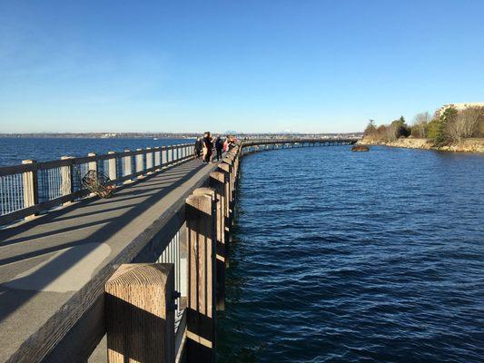 Bridge to Boulevard Park in Bellingham, WA