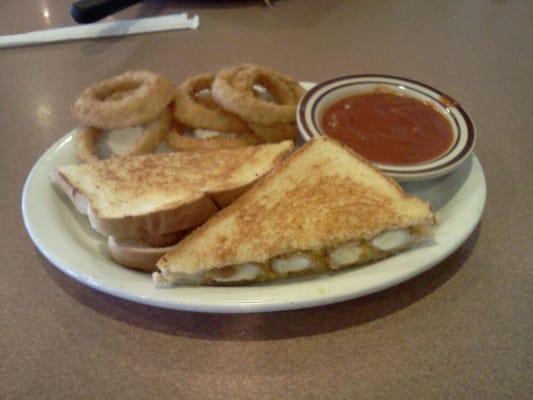 Fried cheese melt from Denny's