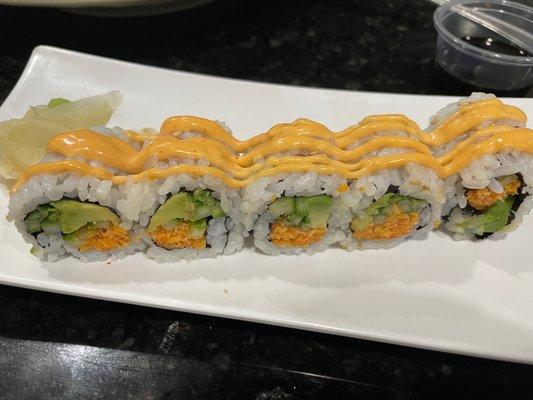 spicy crab roll (6 pc)