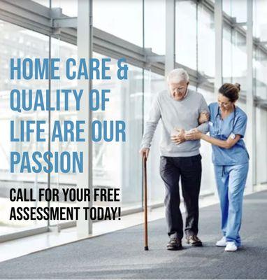 Home care and quality of life in my passion.