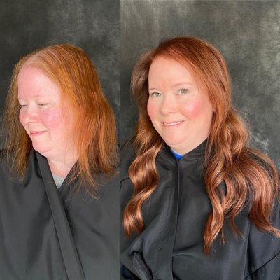 Natural Beaded Rows® extensions TRANSFORMATION! Are you ready to take your fine thin hair to long and full?