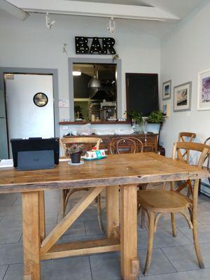 Inside facing kitchen