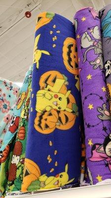 They got Pikachu fabric.