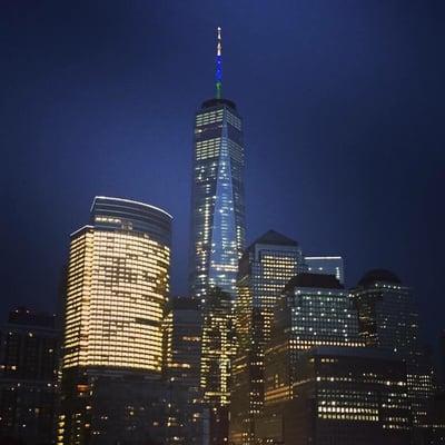 Freedom Tower - great shot off the boat!