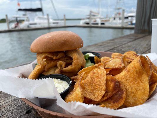 So good! All the food we got we really enjoyed! #flounderpounder