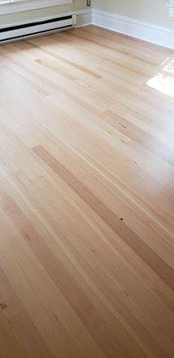 Golden Cascade Installation in 8-2018: Reclaimed Fir vertical grain, natural in color (no stain) with matte finish