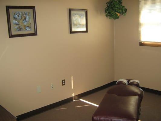 Spacious chiropractic rooms; room  #2.