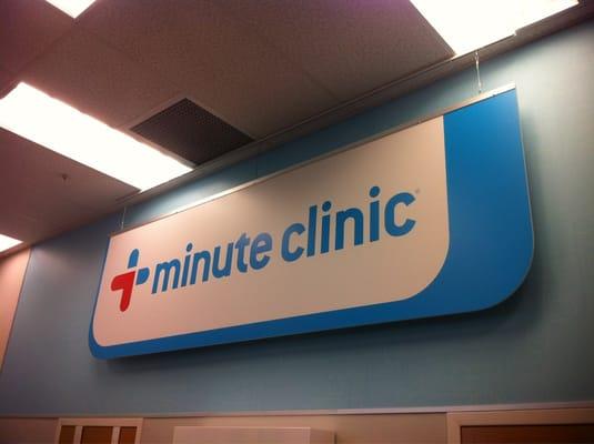 Store front of Minute Clinic