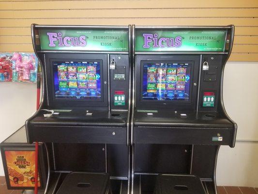 Come try your luck in one of our slot machines.