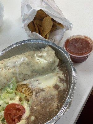 Carne asada burrito