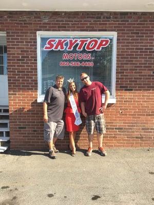 Rodney, Miss CT Outstanding Teen Samantha Anderson and Jeremy.