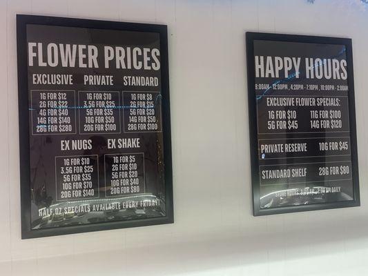 Prices