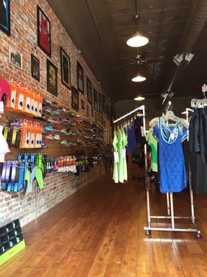 Nice store, lots of running gear.