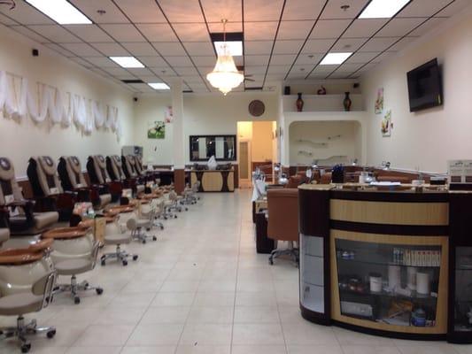 Our salon is beautiful and very clean. Please call us at 8434483689 to make an appointment an try us out.