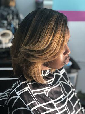 Color highlights/blowout