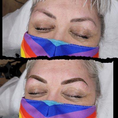 Micro shading by Inna! Eyebrows of your dreams are a text away 4258763993 $400