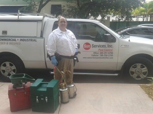 rafael l rebustillo /sun services inc (pest control)