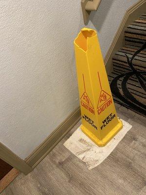 Leaks in hallway