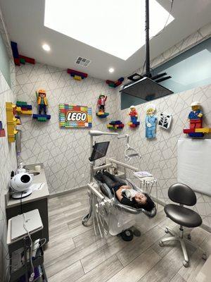 Lego themed room.