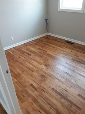 Hardwood floor refinish