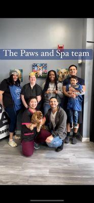 The Paws and Spa Team.