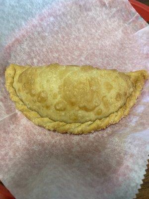 New menu item. Empanadas. Pretty good.