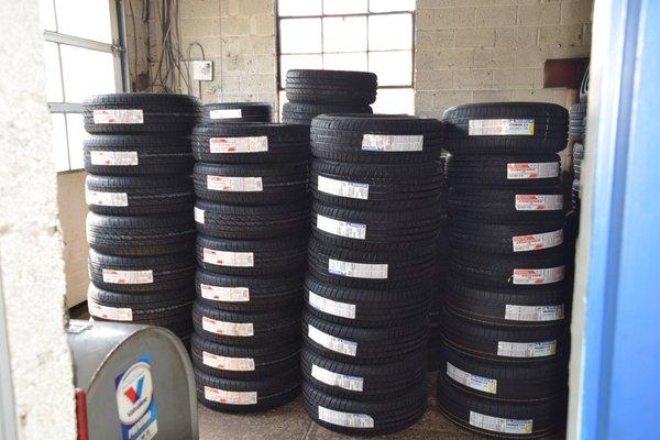 Tire Storage at ETD Discount Tire Hillsdale