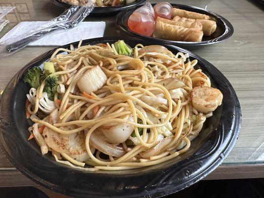 Scallops Noodle Plate