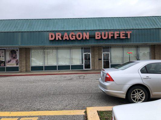 1/7/19. Monday lunch buffet. Exterior. $7 daily dine in. Plus tax and tip. Best Chinese Buffet in all of Shreveport-Bossier City!!