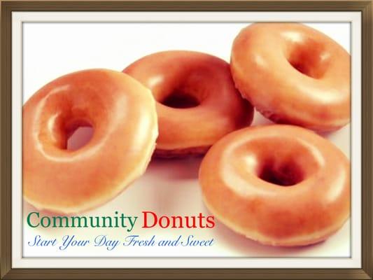 Community Donuts, Start Your Day fresh and Sweet