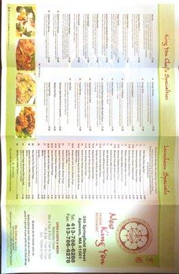 2023 king yen new menu!