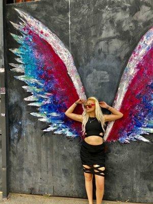 Art! Wings! Paintings! LA. LOVE