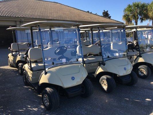 New Yamaha golf carts 2017