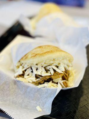 Beef arepa