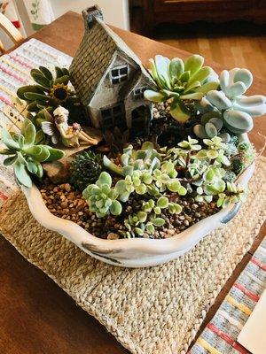 Succulent Fairy Garden