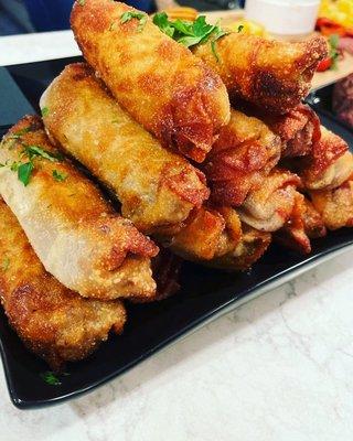 Philly Cheese Steak Egg Rolls