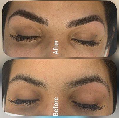 Microblading before/after