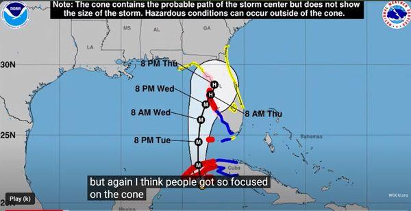 Hurricane Ian Approach headed for Tampa, ended up in Fort Myers, FL